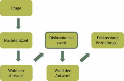 Schema der Peer Instruction