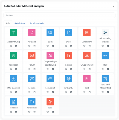 PopUp-Menü PopUp-Menü